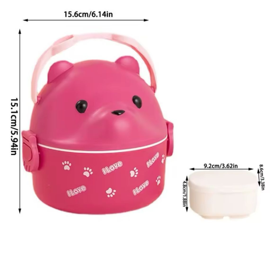 Fiambrera portátil teddy