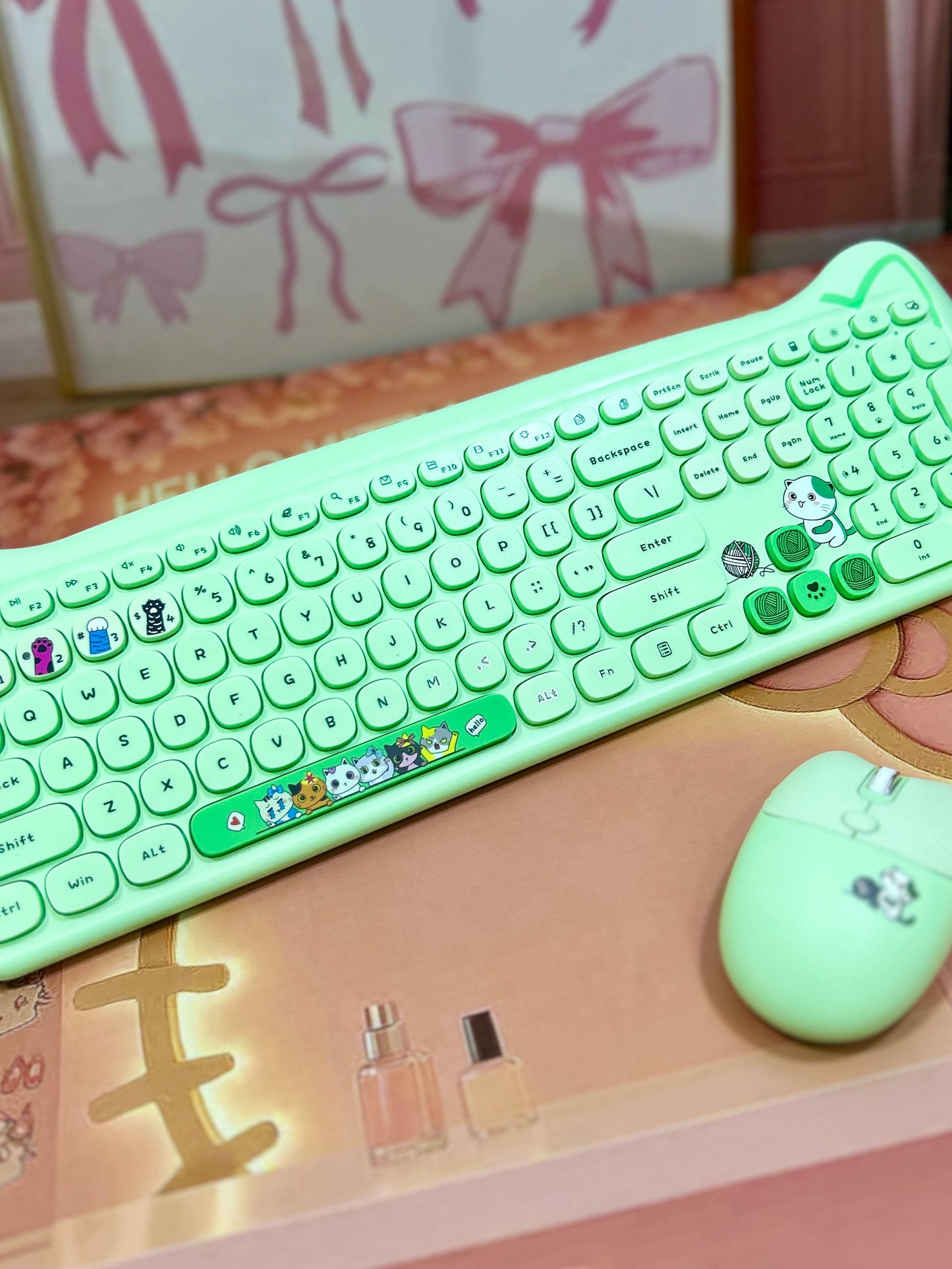 Teclado gatuno + Mouse.