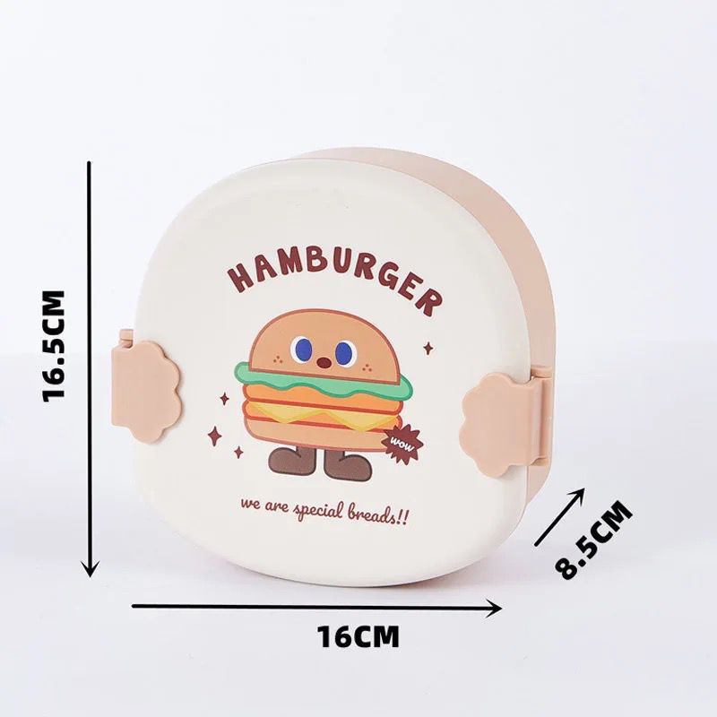 Porta comida hamburguesa