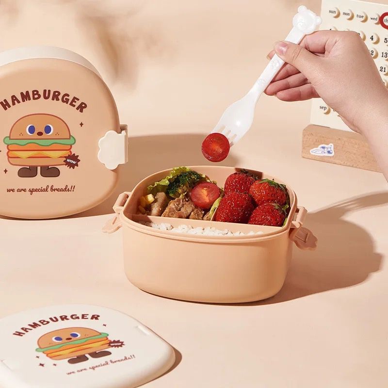 Porta comida hamburguesa