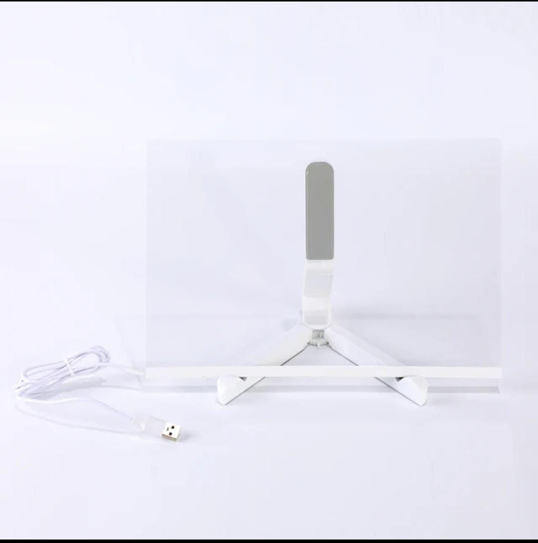 Tablero luz neón