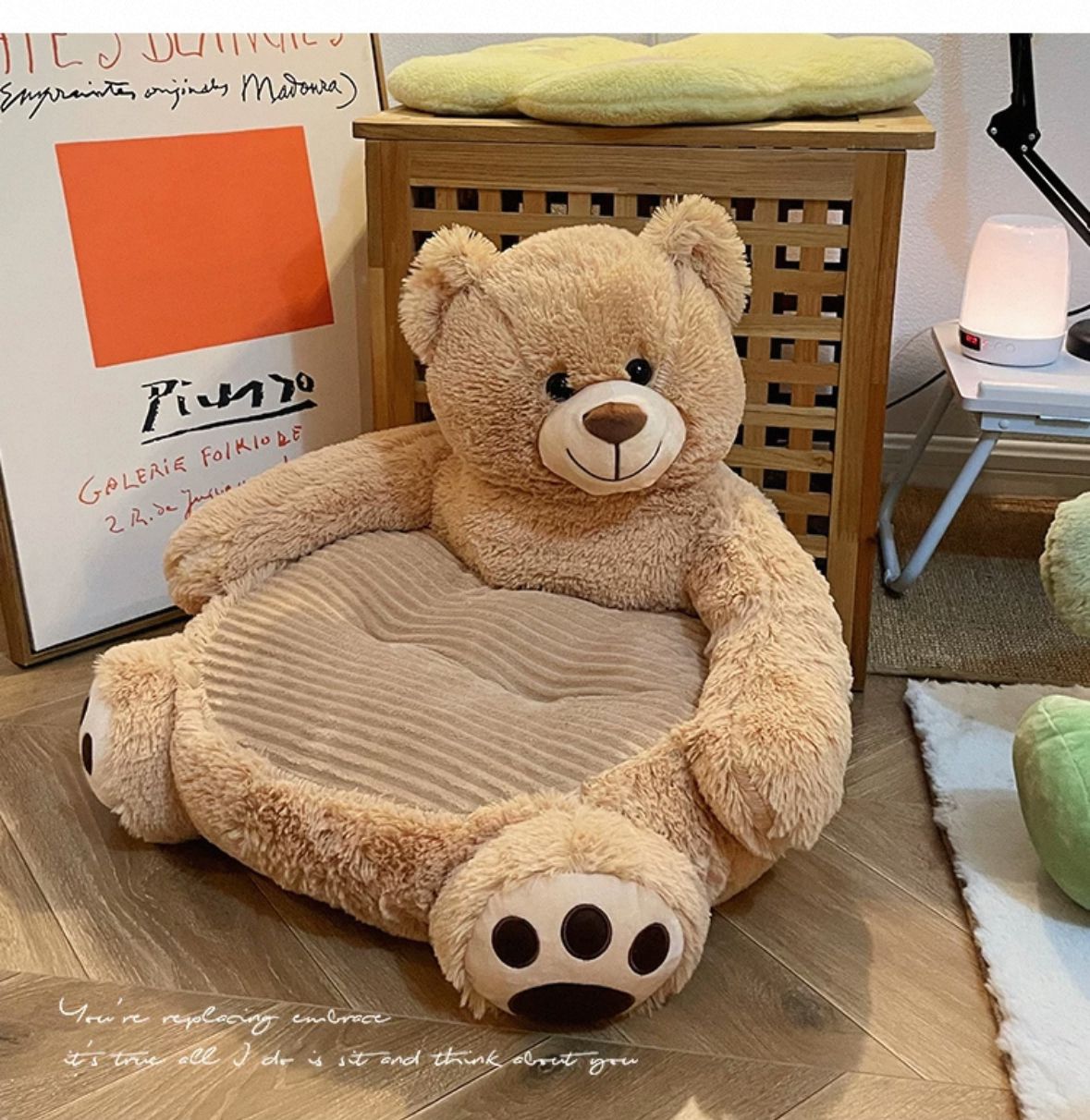 Silla peluche oso