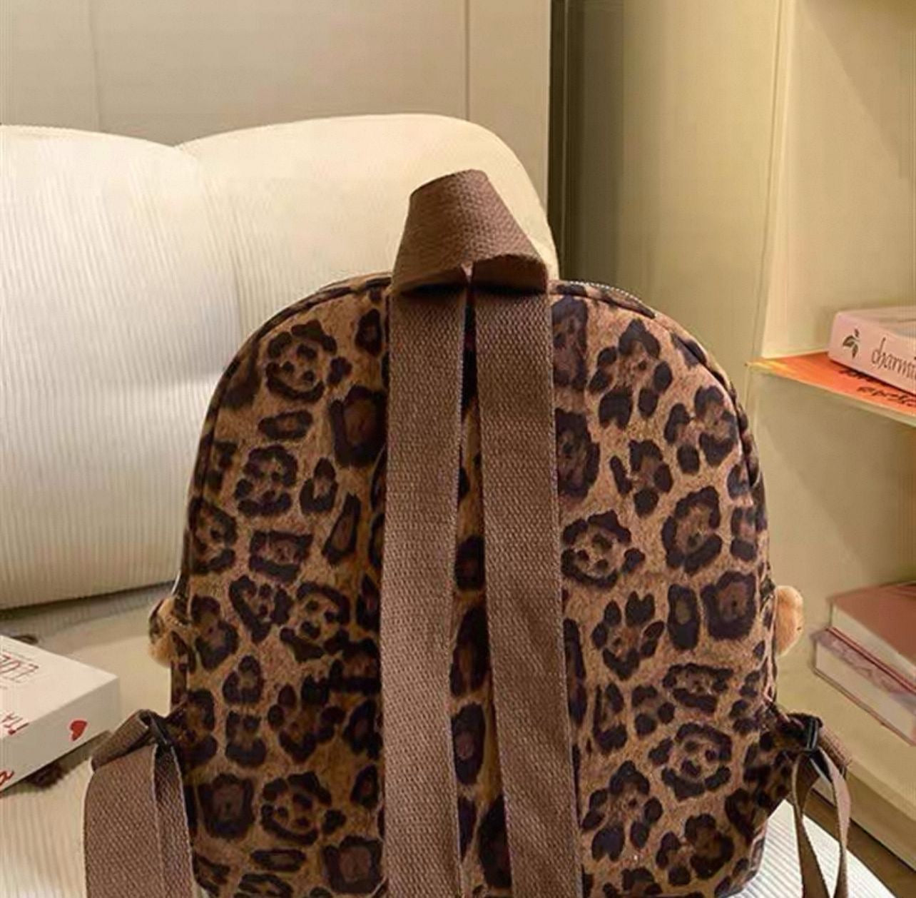Mochila animal print, pines kitty.