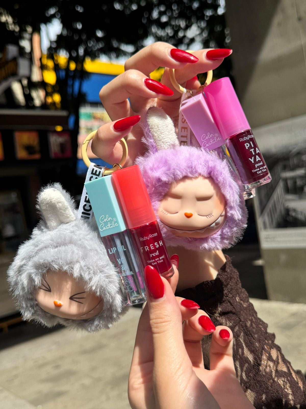Labubu + comb lip gloss