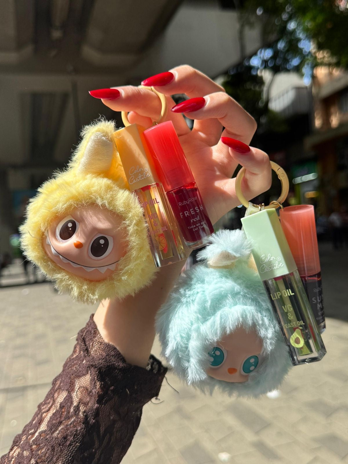 Labubu + comb lip gloss