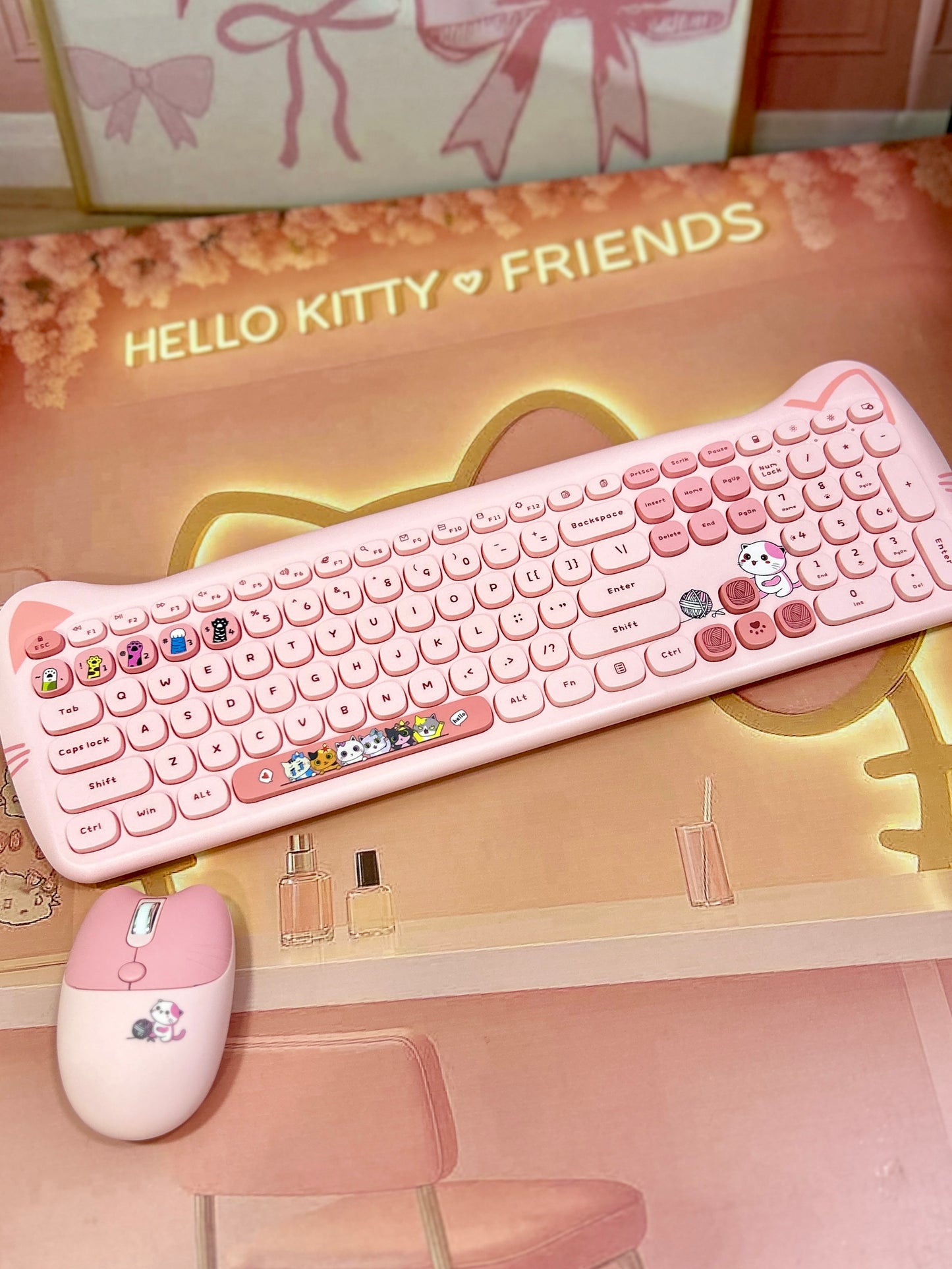 Teclado gatuno + Mouse.