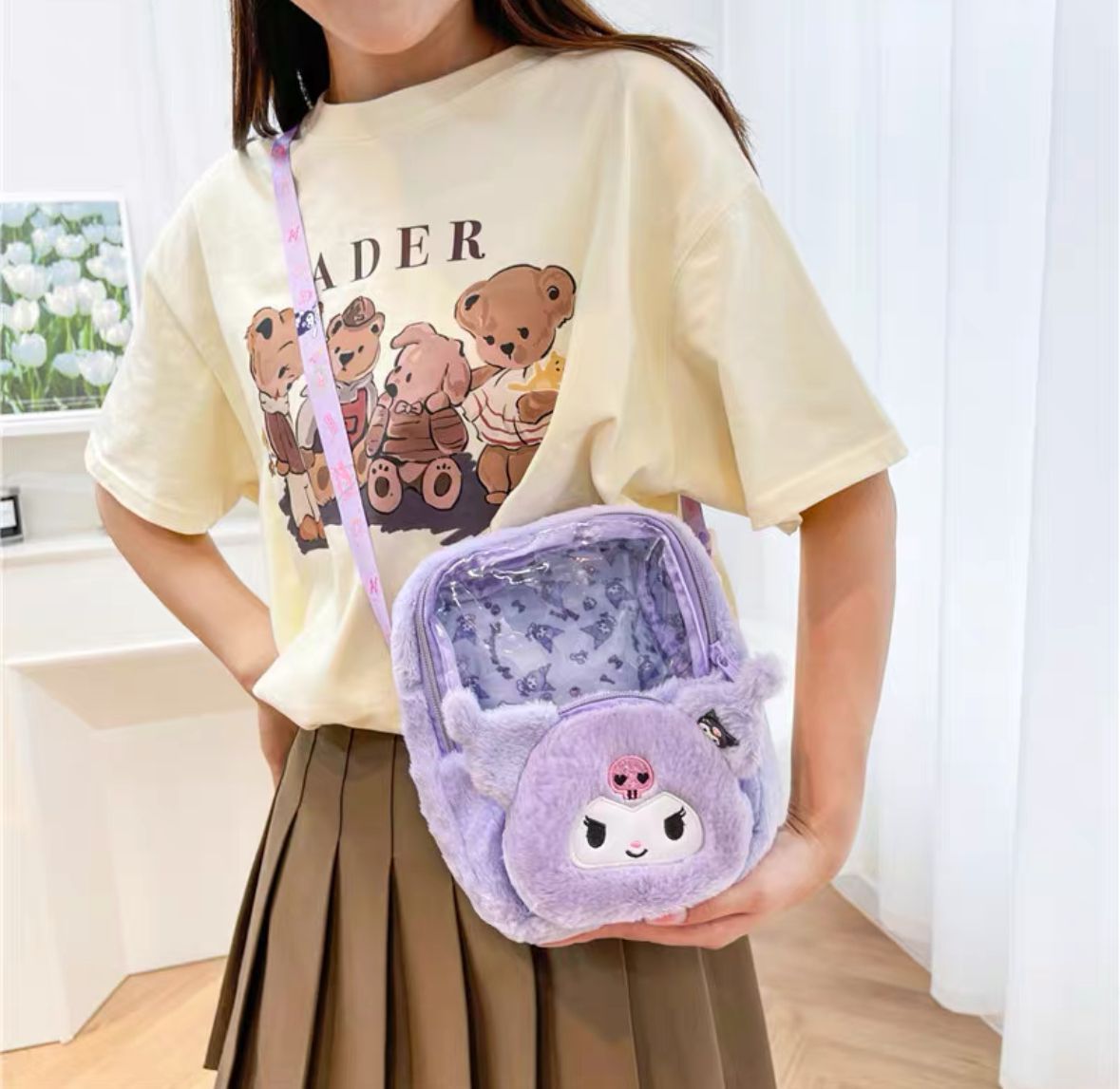Manos libres transparentes sanrio