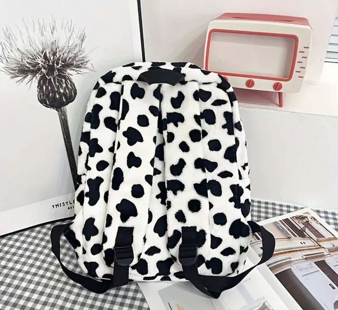 Morral afelpado vaca