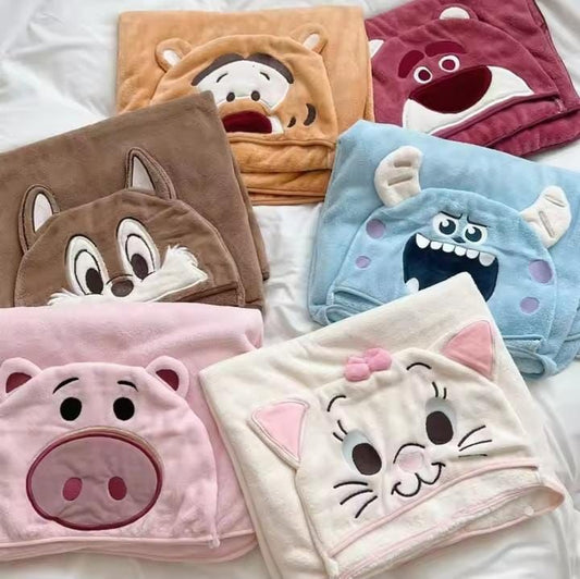 Toalla salida de Baño capucha de personajes
