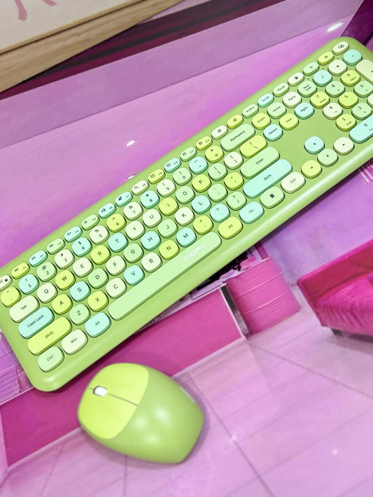 Teclado + Mouse colored pasteles.